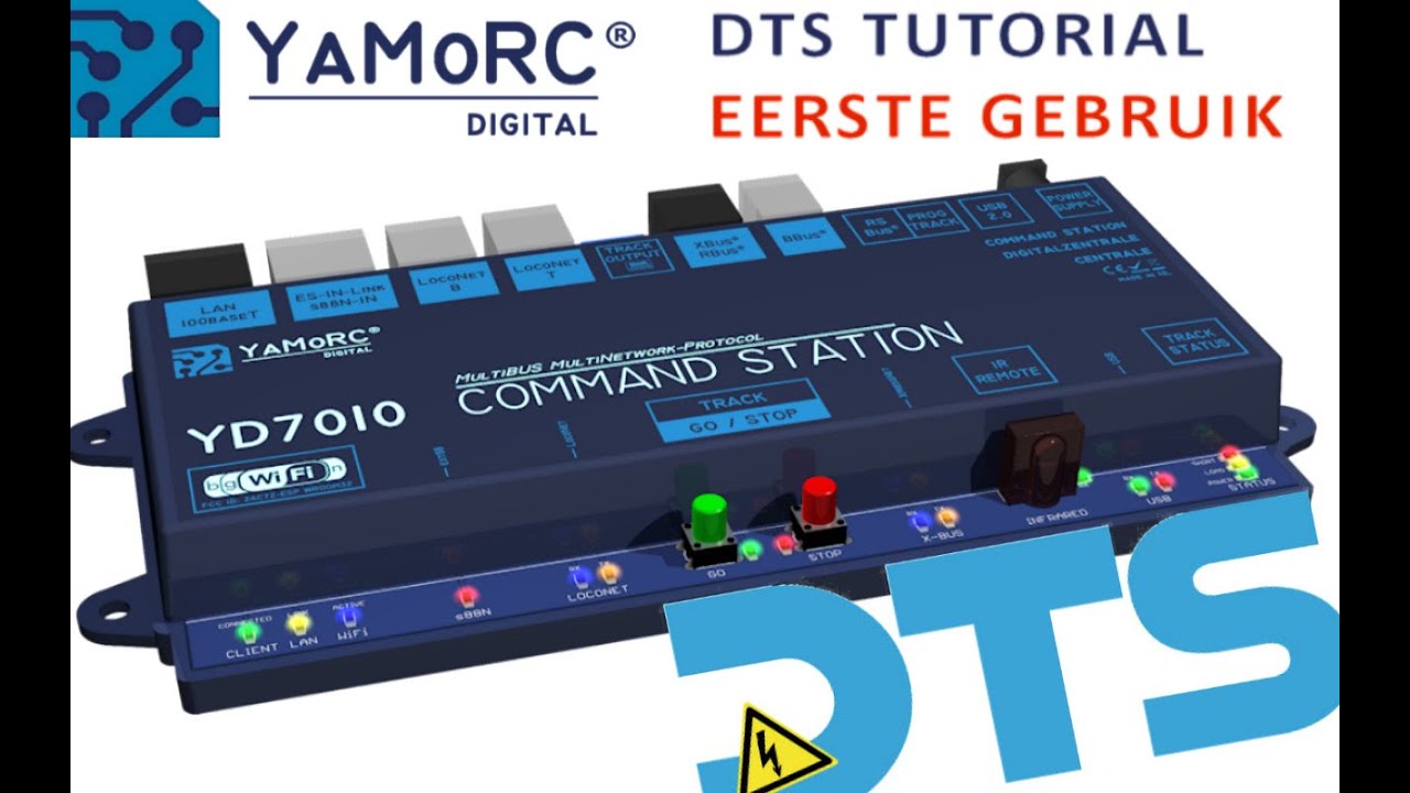 DTS Tutorial: Eerste gebruik YaMoRC YD7010