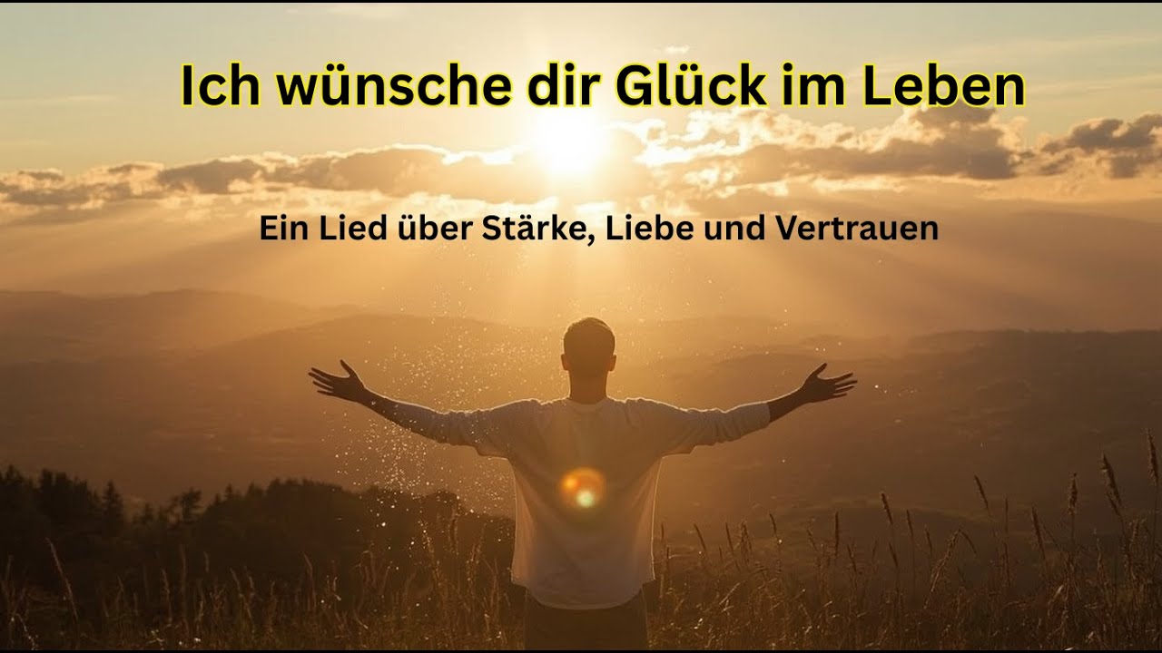 Ich wünsche dir Glück im Leben – 💖 Ein Lied über Stärke, Liebe und Vertrauen