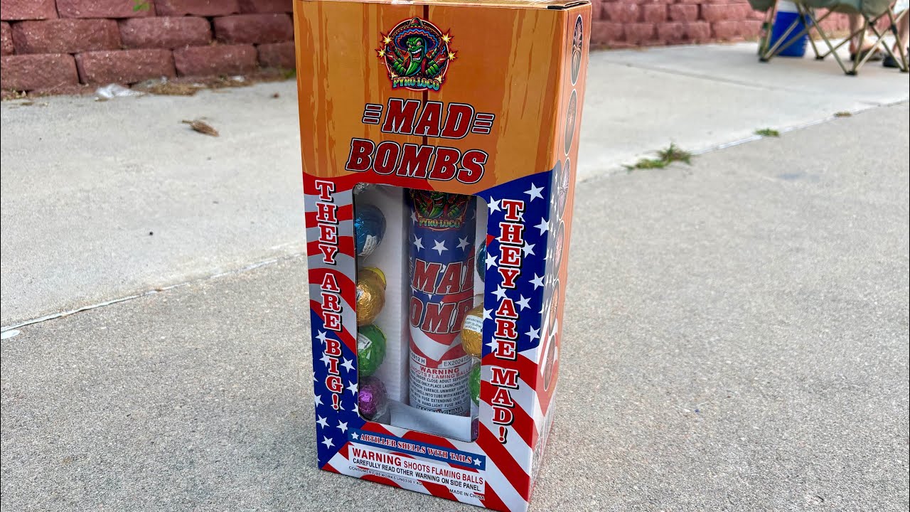Фейерверки-шары Mad Bombs от Pyro Loco
