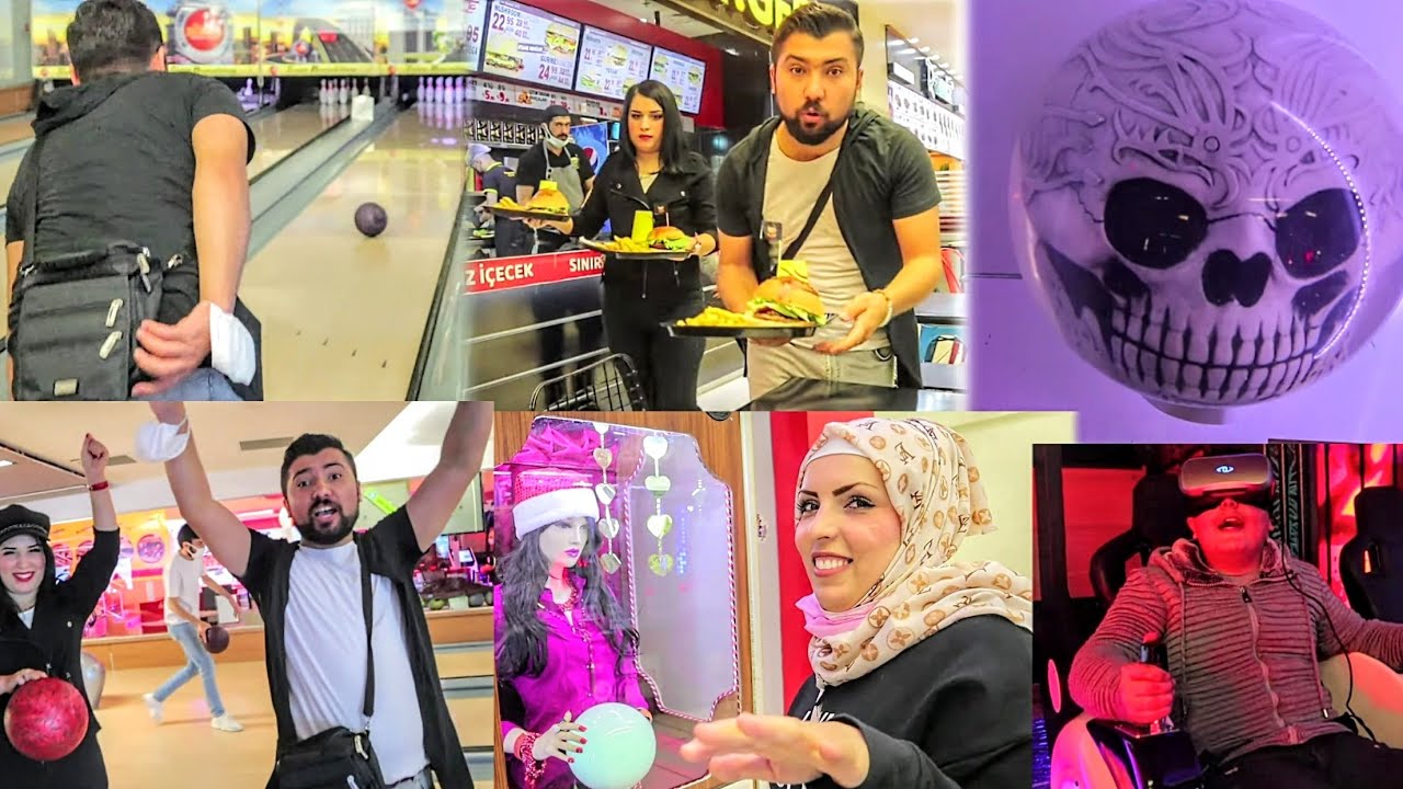 رحنا على أكبر صالة ألعاب وجربنا ألعاب الرعب ☠️ ولعبة 🎳 البولينغ(Bowling) وقضينا يوم ممتع كتير 😍