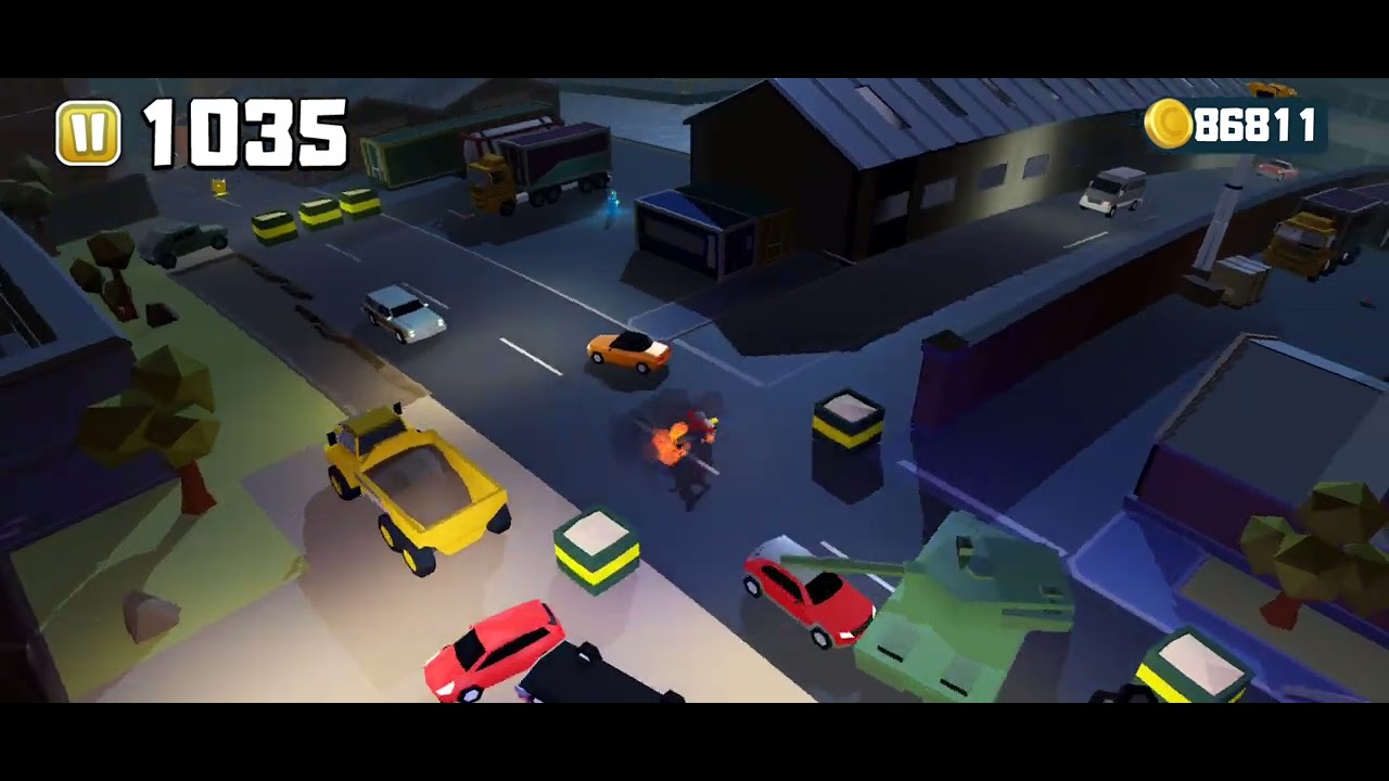 Reckless Getaway 2 | Flaming Stunt Bike Gameplay + High Score