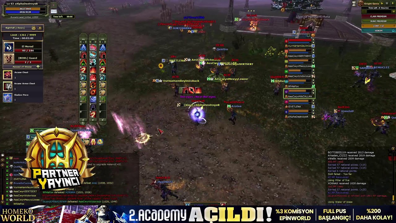 HomekoWorld ACADEMY Açıldı! | DÜNYANIN EN İYİ SERVERI | #1 PVP | #ko #Homekoworld