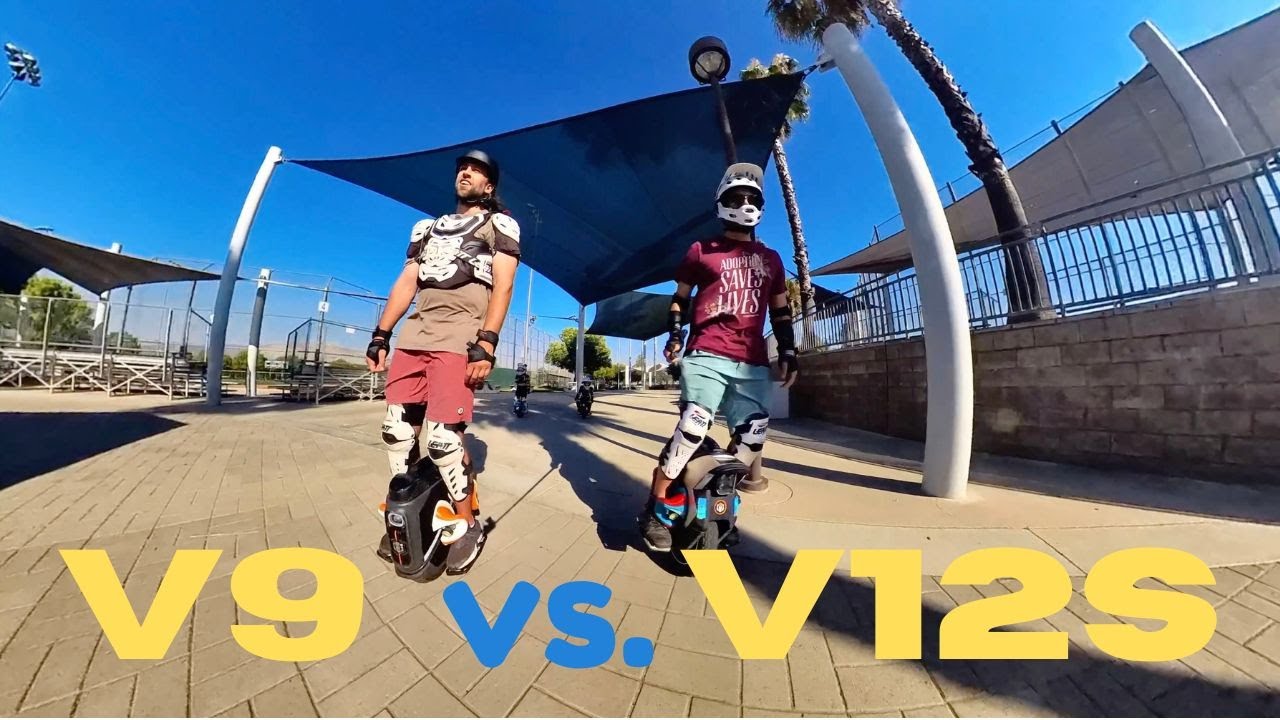 InMotion V12S vs V9 comparison, new rider perspective