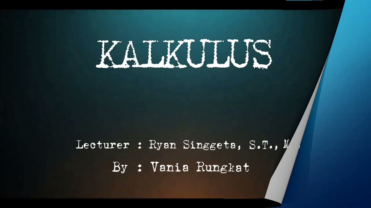 Kalkulus : Integral