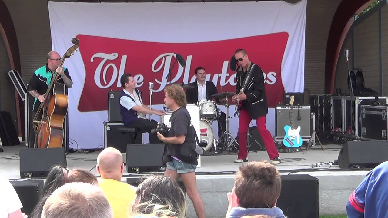 Chevy 55 - Milkshake mademoiselle - Together again - The Playtones i Tranås 8 augusti 2015