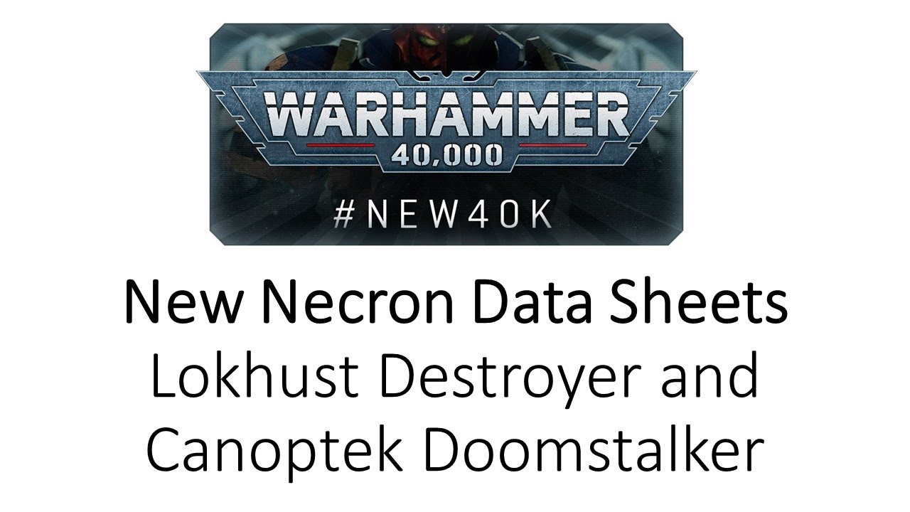 New Necron units spotted - Lokhust Heavy Destroyer and Canoptek Doomstalker
