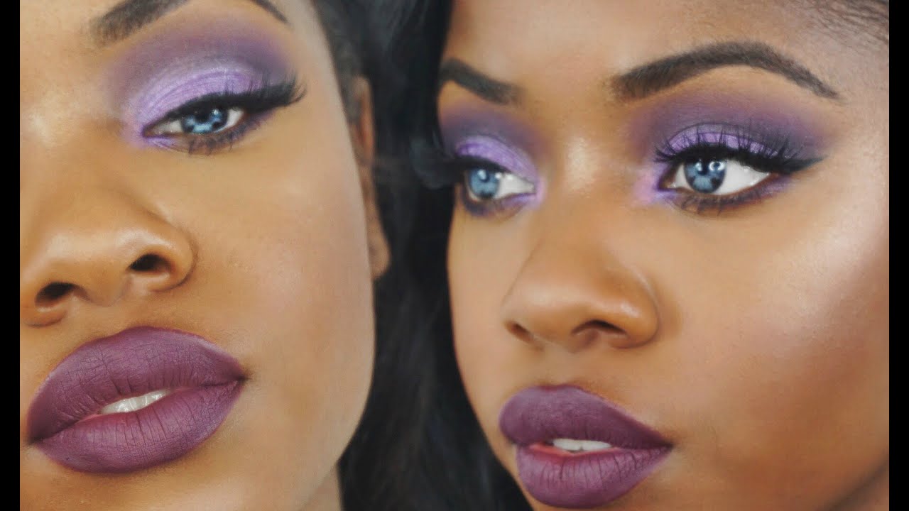 GRWM | Purple Makeup Look