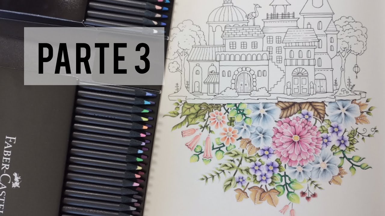 Colorindo Worlds of Wonder Johanna Basford - Parte 3