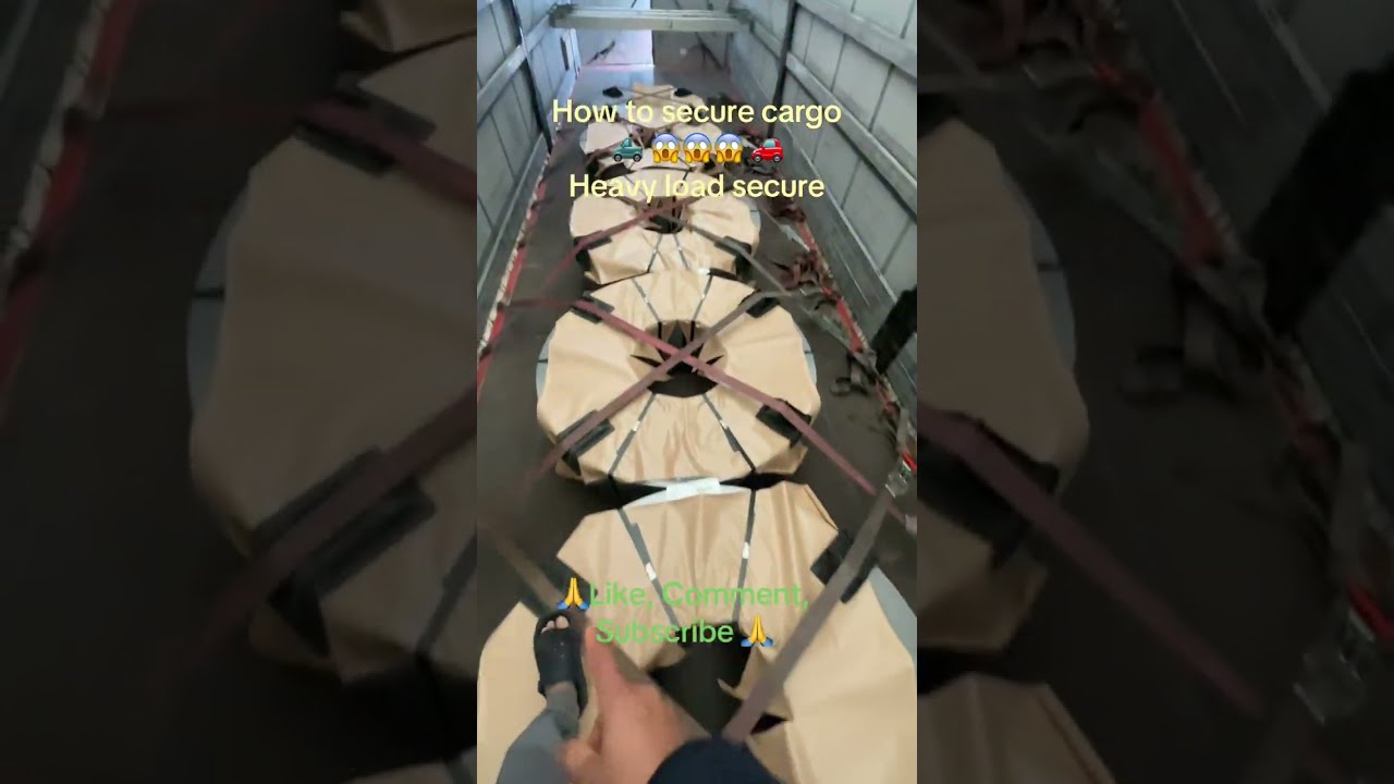How To Secure Cargo In Trailer, रेलर में कार्गो को कैसे सुरक्षित करें,  👍❌🇩🇪😱 