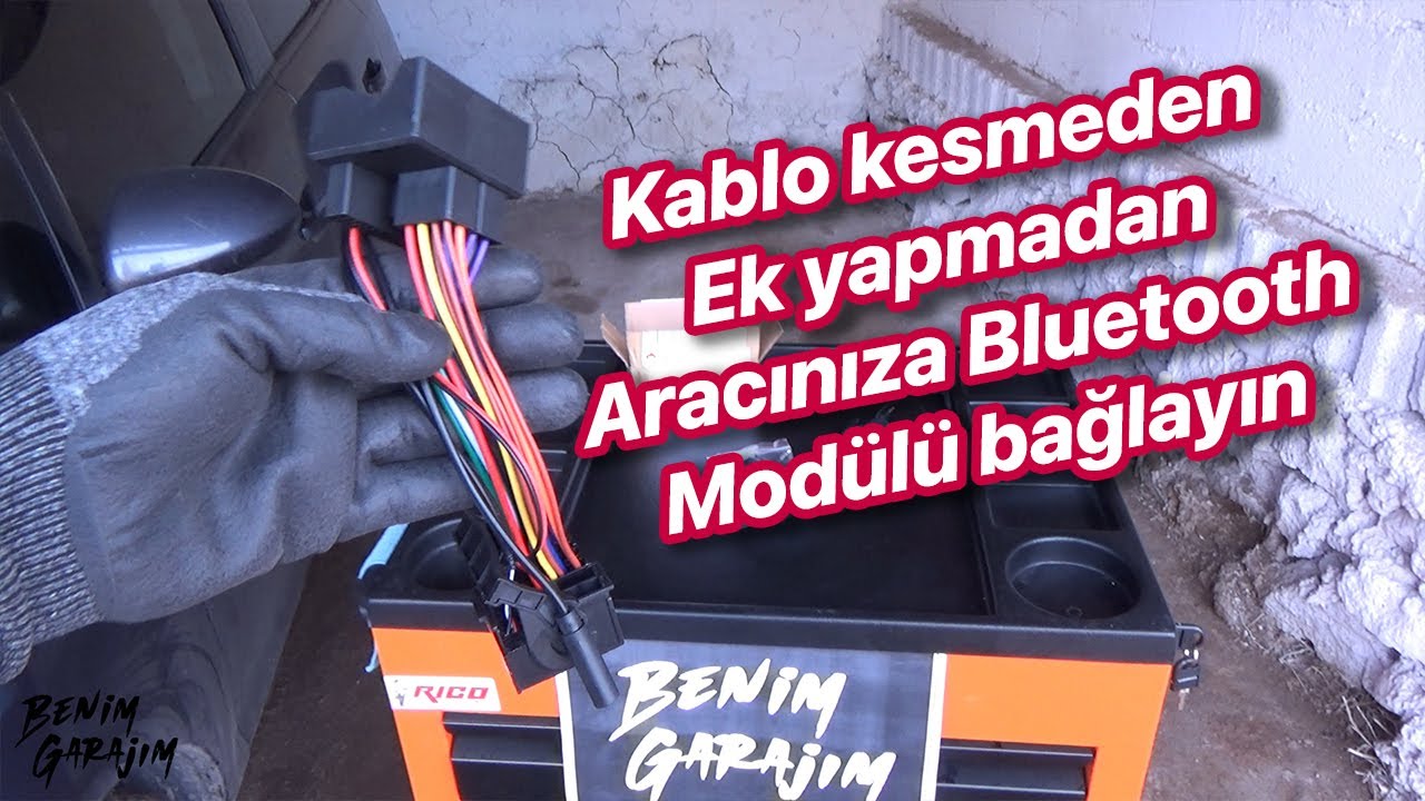 Araba teybine Bluetooth Modülü nasıl takılır