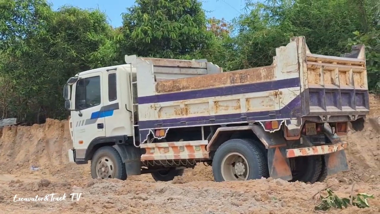 CAT 320D Excavator with 5-Ton Dump Truck – Heavy Duty Earthwork Edition