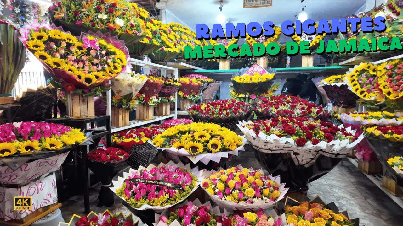 El paraíso de las flores para enamorar | Mercado de Jamaica CDMX