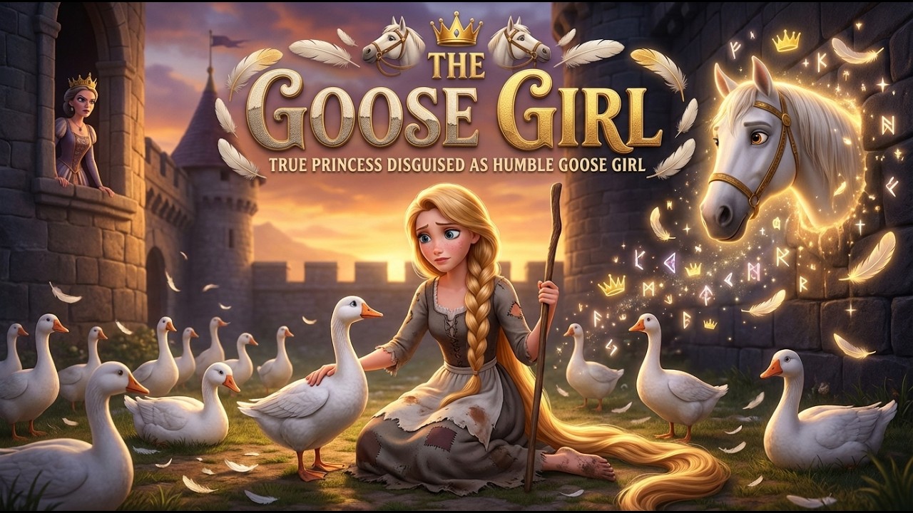 The Goose Girl | Animated Fairy Tale | Teenager Story