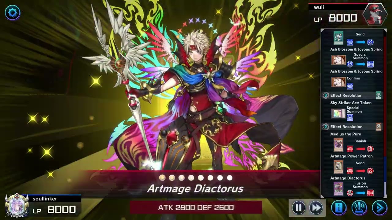 Sky Striker Yu-Gi-Oh! Master Duel VS Artmage