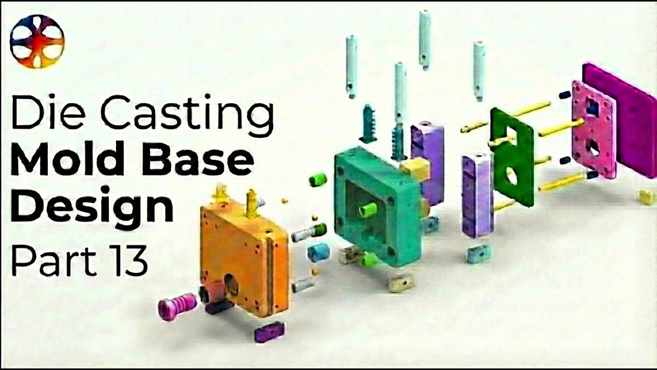 Siemens NX Die Casting Mold Base | Part 13: Return Pins & Ejector Guide Bushes