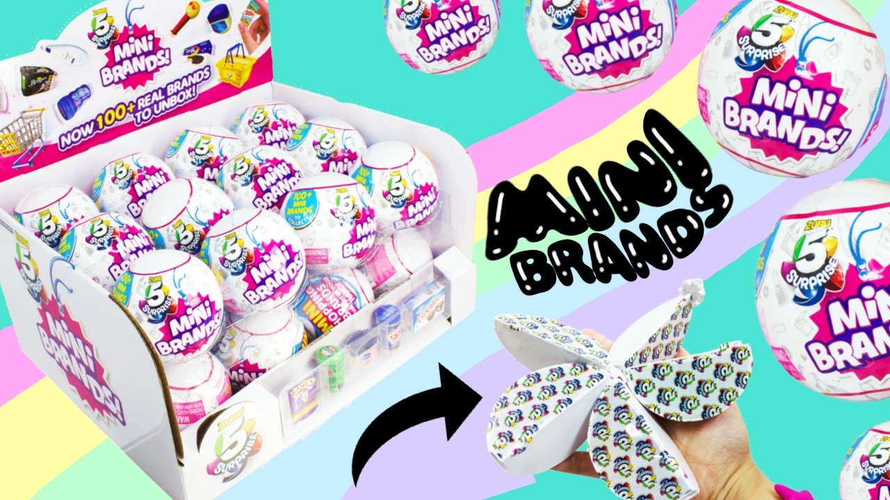 Полный кейс Zuru Surprise Mini Brands | Скетч о покупках семьи Шугар