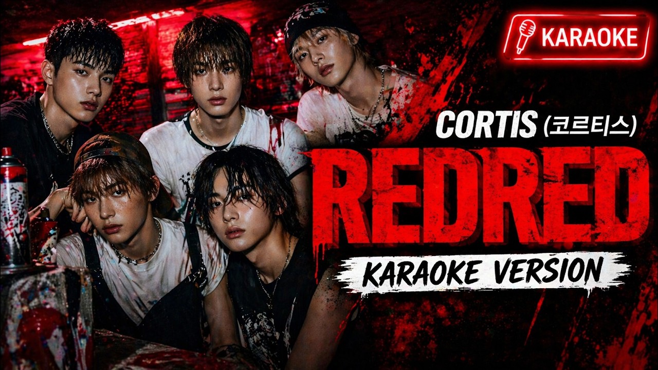 CORTIS (코르티스) - REDRED (Karaoke Version) | Instrumental & Lyrics
