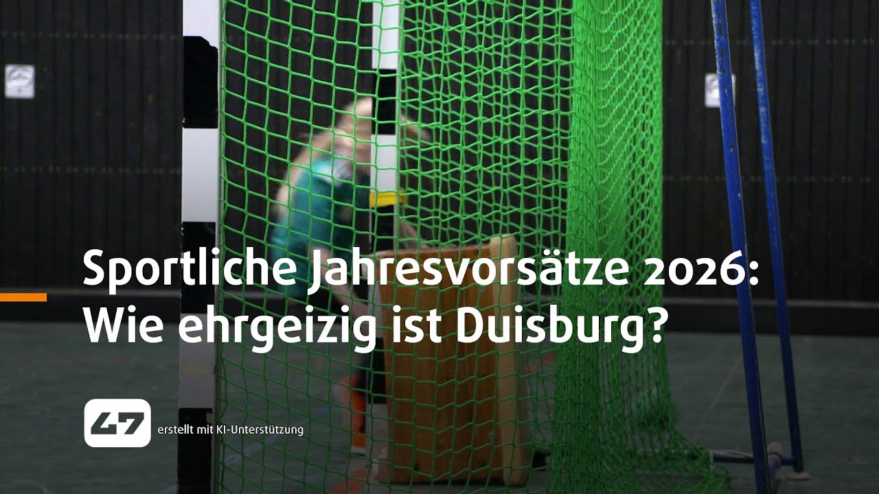 STUDIO 47 .live | SPORTLICHE JAHRESVORSÄTZE 2026: WIE EHRGEIZIG IST DUISBURG?