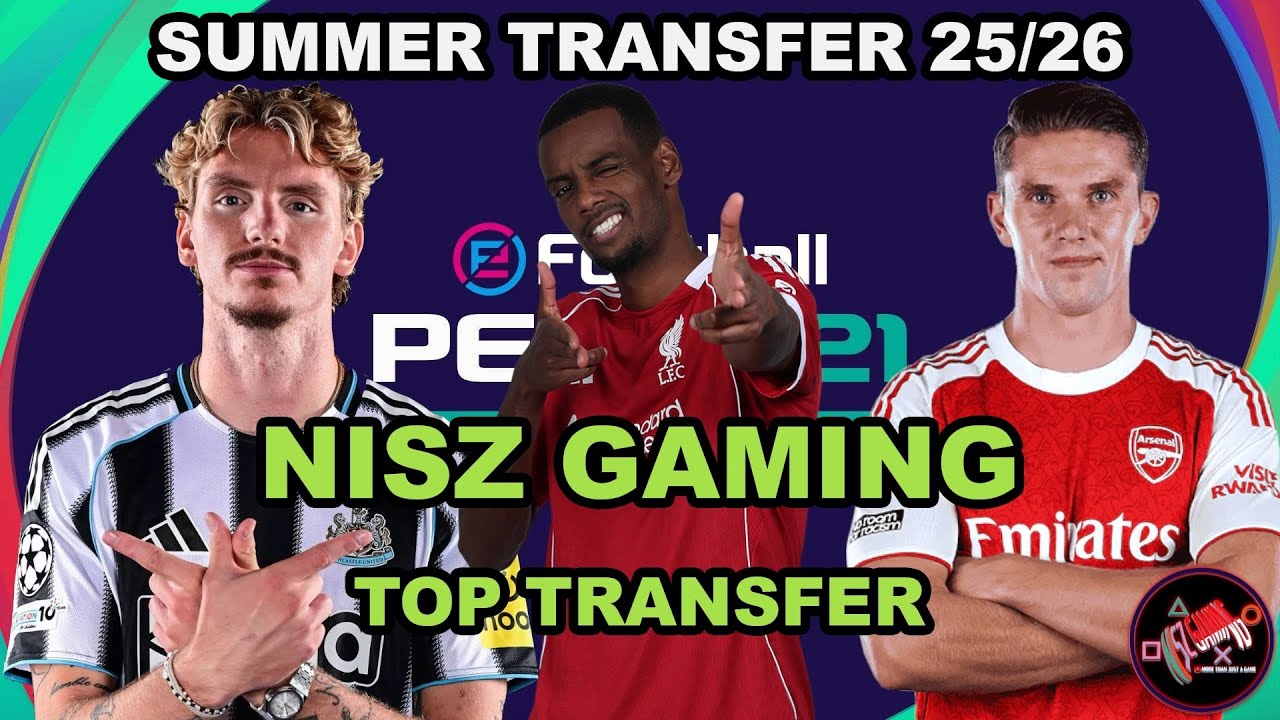 Файл опций NISZ Gaming для летнего трансфера 25/26 PES 2021