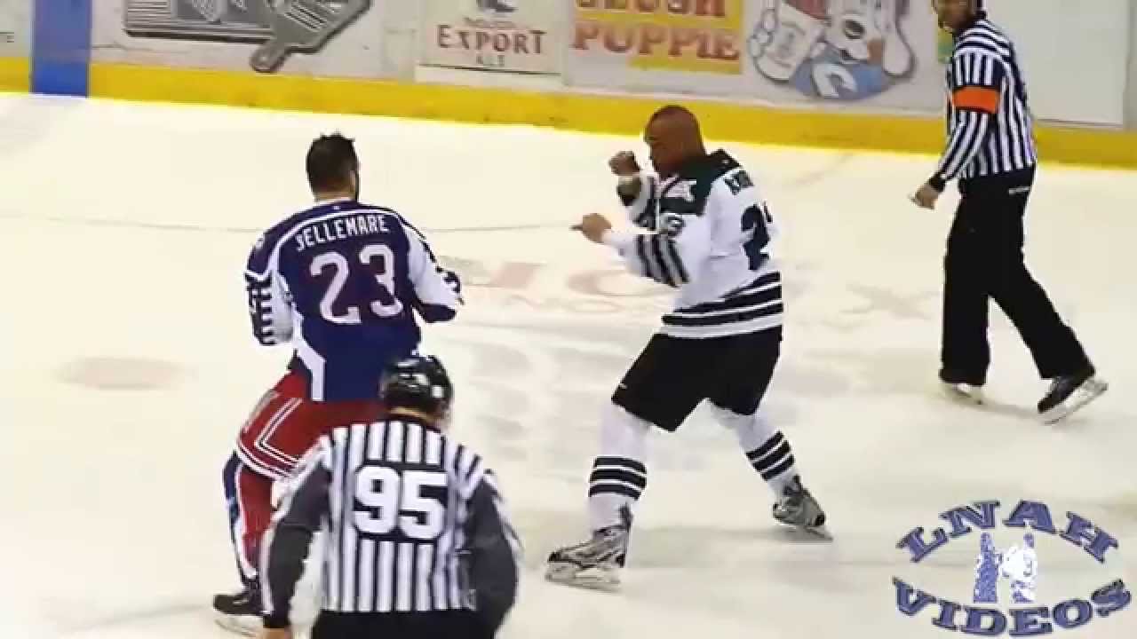 Thomas Bellemare Blizzard CNS T-R vs Sean McMorrow Marquis de Jonquiere 19-12-2014 LNAH