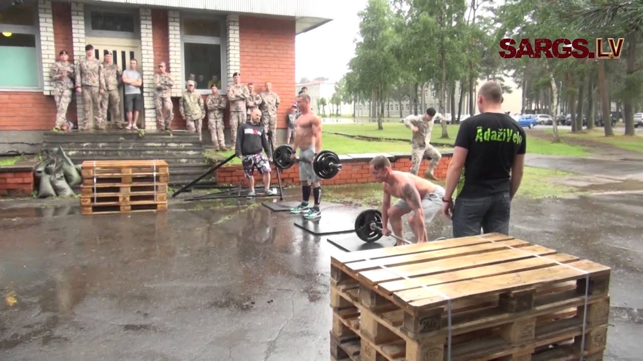 Par godu 1.kājnieku bataljona jubilejai karavīri piedalās Crossfit sacensībās