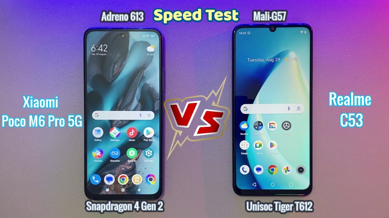 Xiaomi Poco M6 Pro VS Realme C53 Performance Test & Comparison