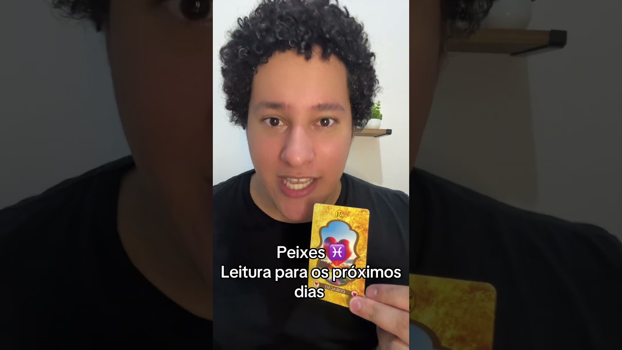 Peixes ♓️- Leitura para os pr&oacute;ximos dias #tarot #tarosignos #taro #signos #signopeixes