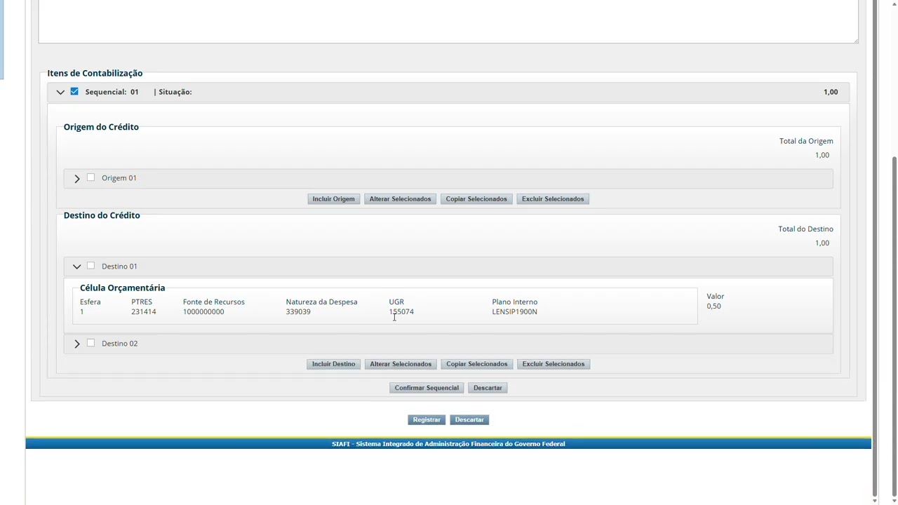 SIAFI 2026: Fim do DETAORC e Uso do INCNC no SIAFI Web | Detalhamento Or&ccedil;ament&aacute;rio