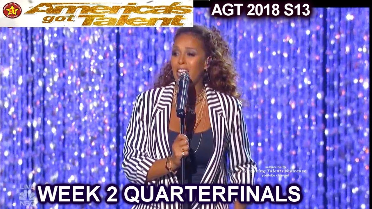 Glennis Grace sings “Never Enough” STUNNING MOMENT!! QUARTERFINALS 2 America's Got Talent 2018 AGT