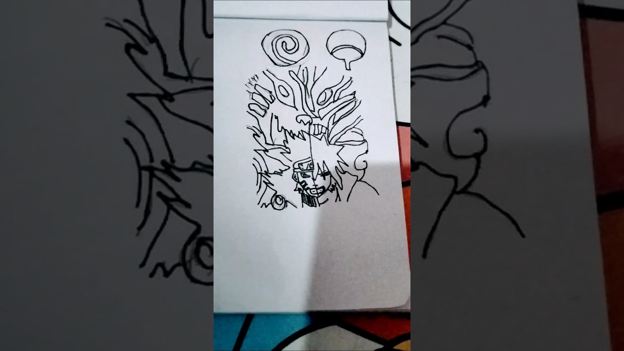 outline Sasuke with susanoo 