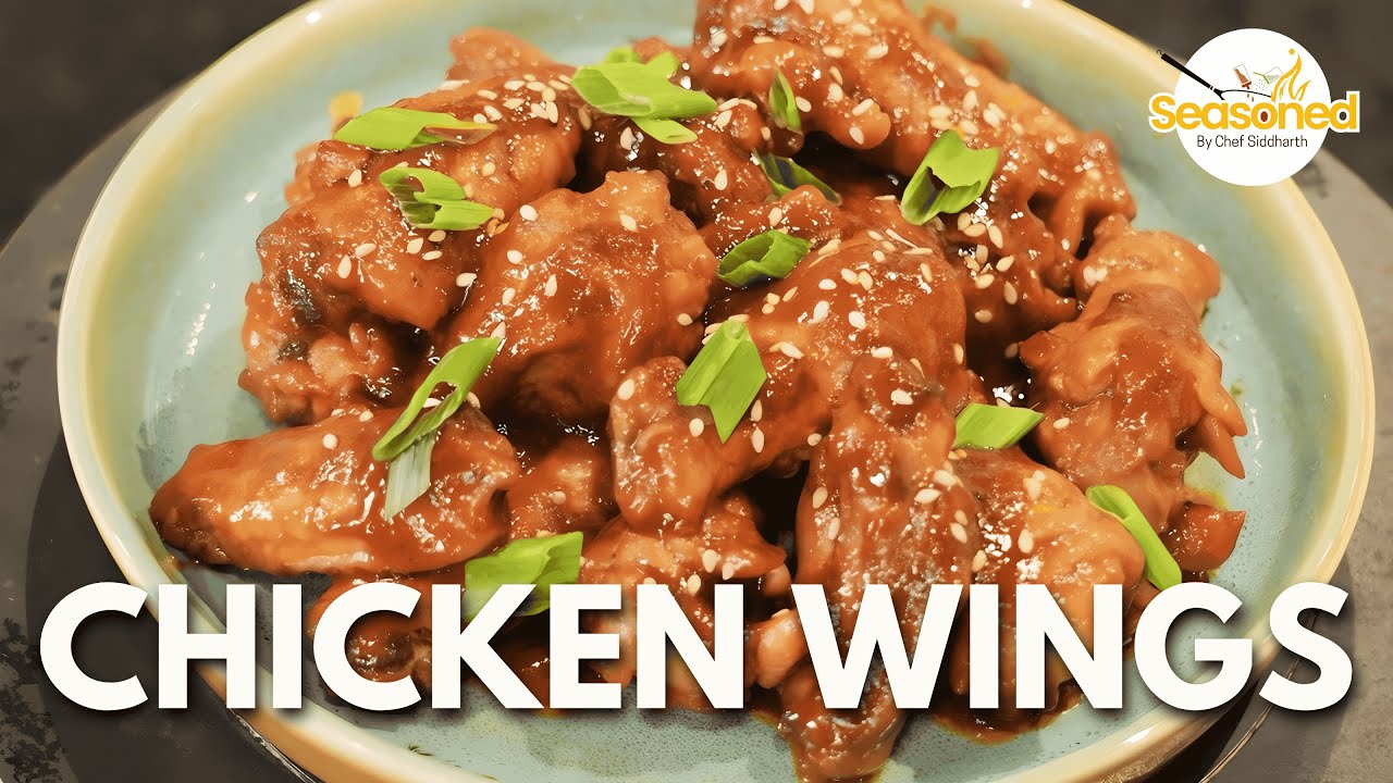🍗🐓 Restaurant style Chicken Wings |#seasonedbysiddharth #chickenwings