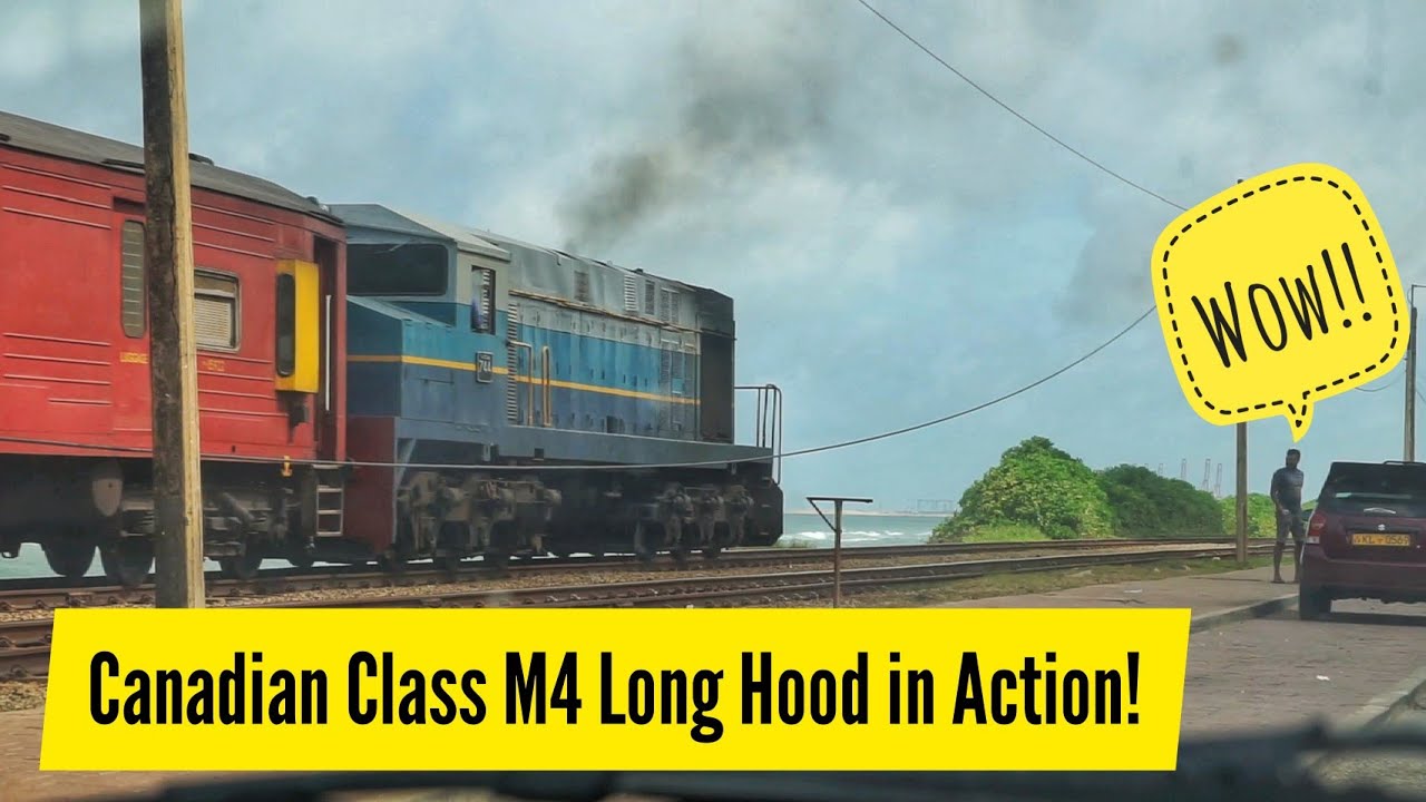 Class M4 MX-620 Locomotive Long Hood in Action in Sri Lanka!