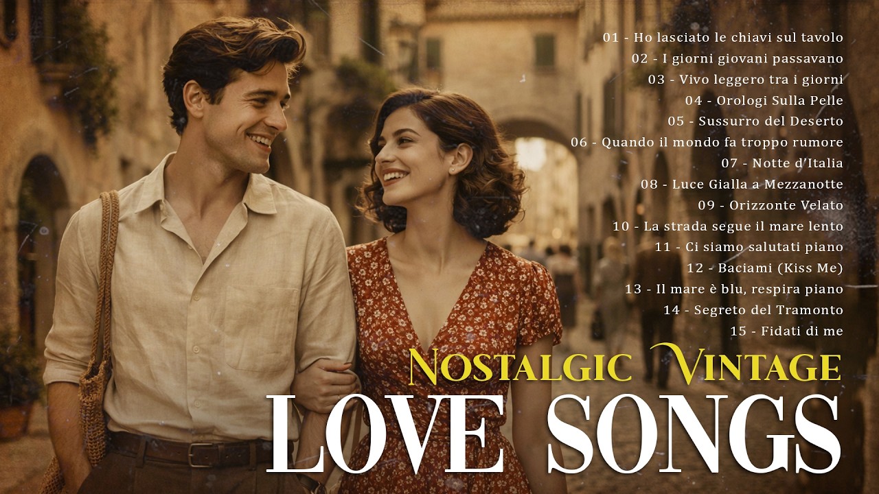 Nostalgic Vintage Italian Love Songs 🎶1960s Romantic Music & Dolce Vita Nostalgia Playlist