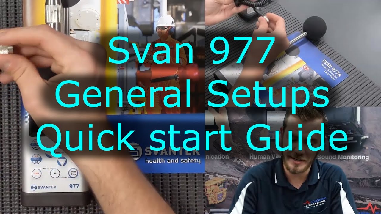 Svan977 General setup, Quick start Guide