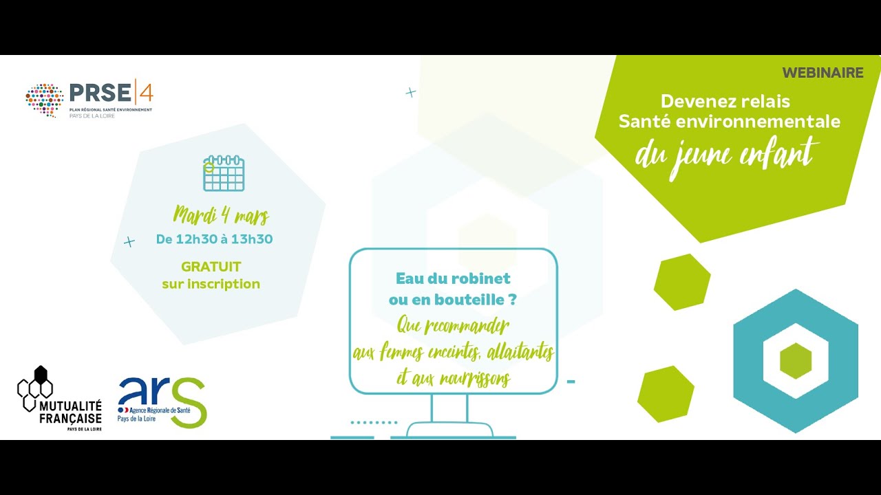 [Webinaire] Eau du robinet ou en bouteille ?
