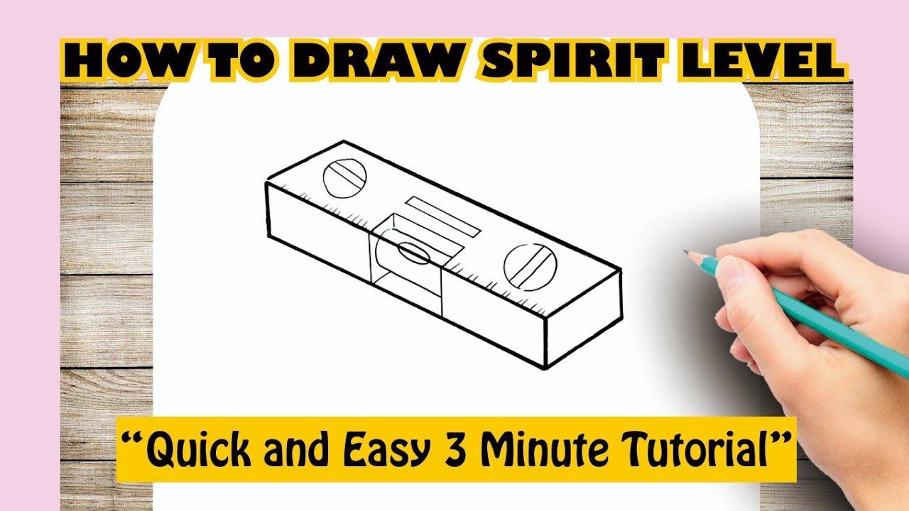 How To Draw Spirit Level