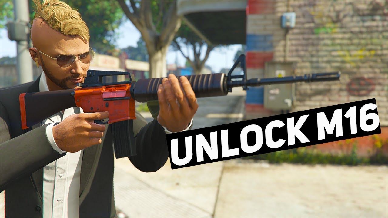 GTA 5 Online | How To Unlock M16 Very Easy