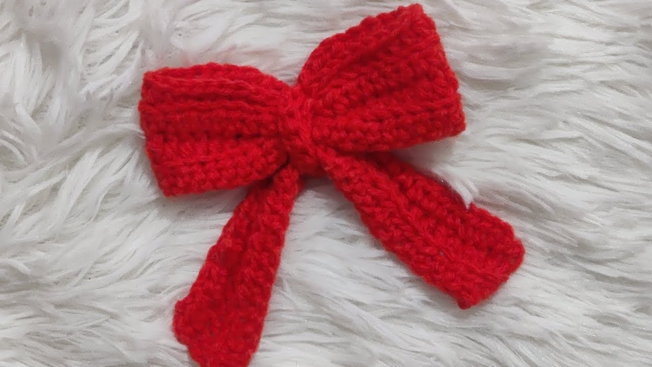 Cute bow-keychain, charm💕 Easy Tutorial#valentinesdaygift #handmade #crochet #love #keychain#viral