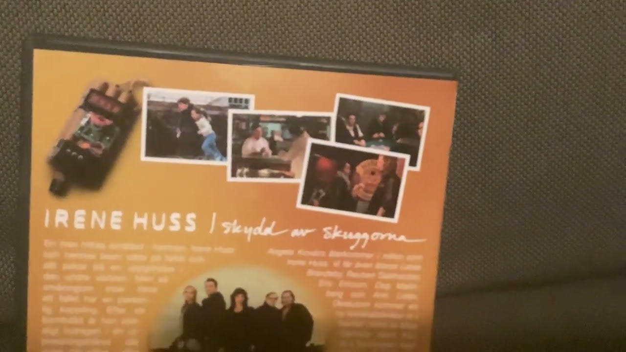 Irene Huss Protected by Shadows/Irene Huss I skydd av skuggorna DVD Swedish retail unboxing