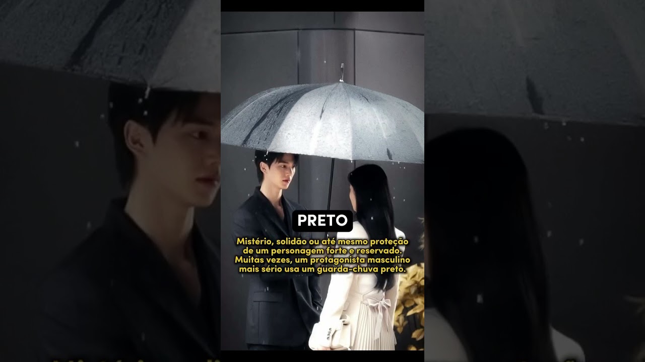 Nos doramas, o guarda-chuva 