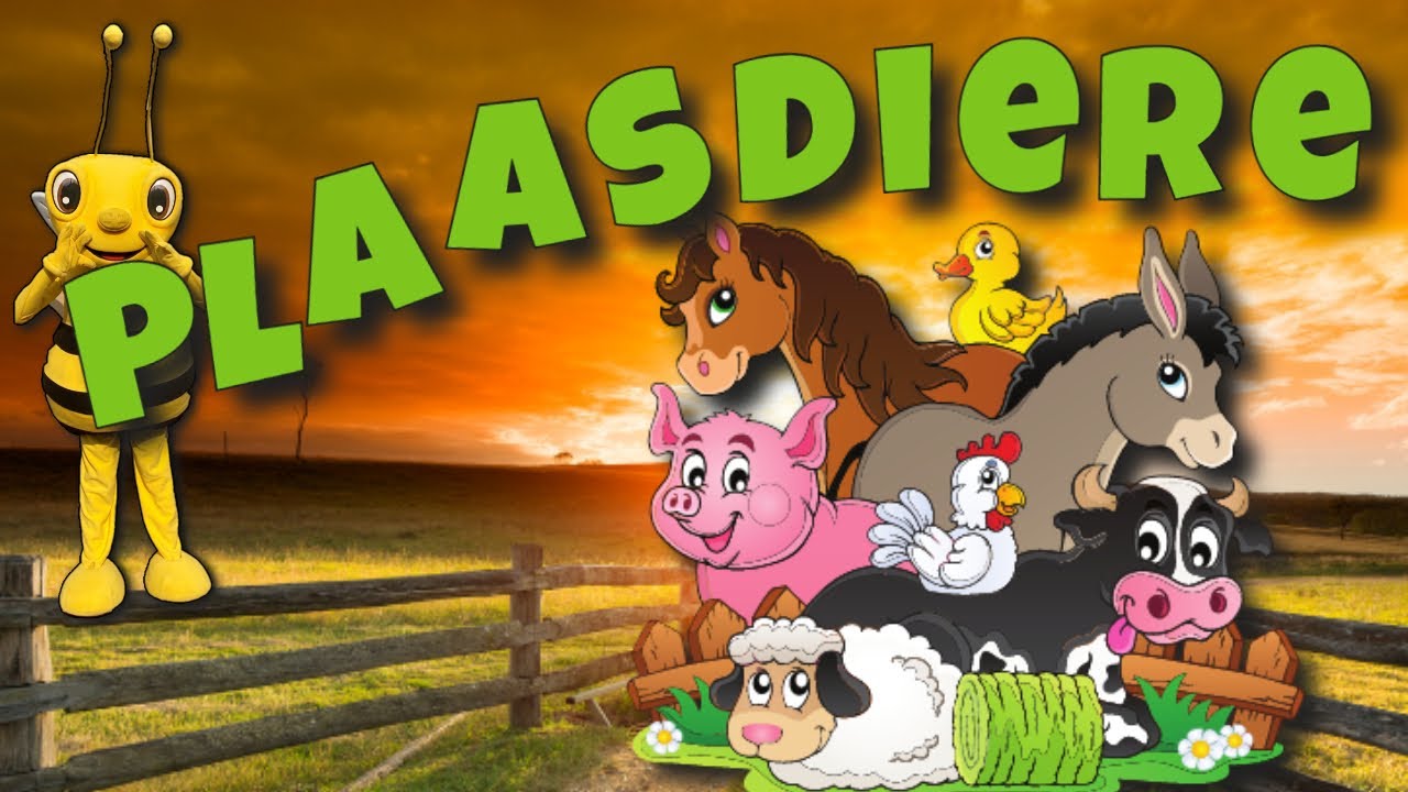 Plaasdiere Liedjie vir Kinders | Bee-Bee die By | Leer Oor Plaasdiere