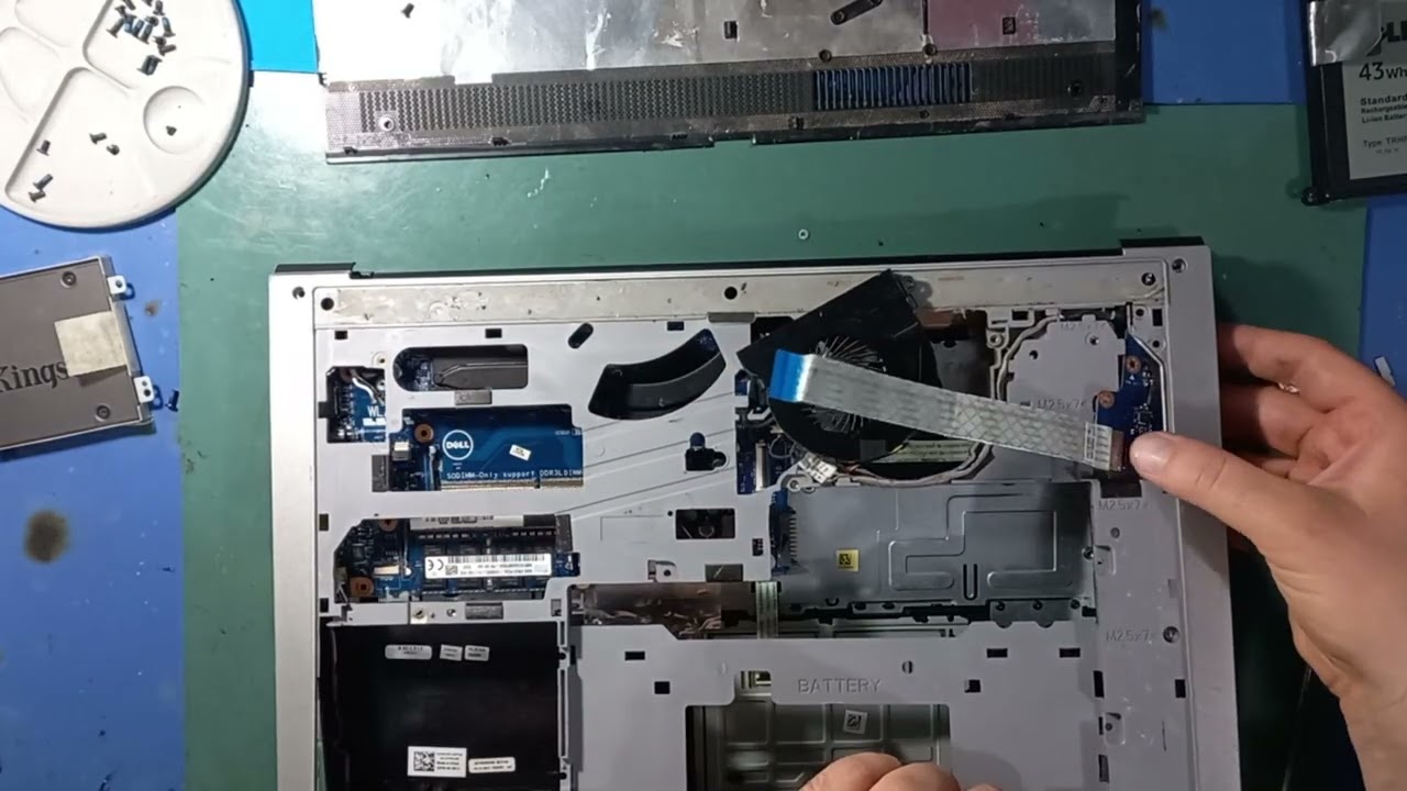 Desmontagem limpeza e upgrade de ssd Dell Inspiron 15 p39f