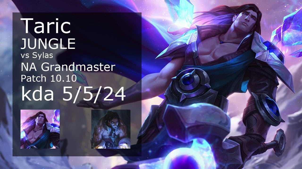 Taric vs Sylas Jungle - NA Grandmaster 5/5/24 Patch 10.10 Gameplay