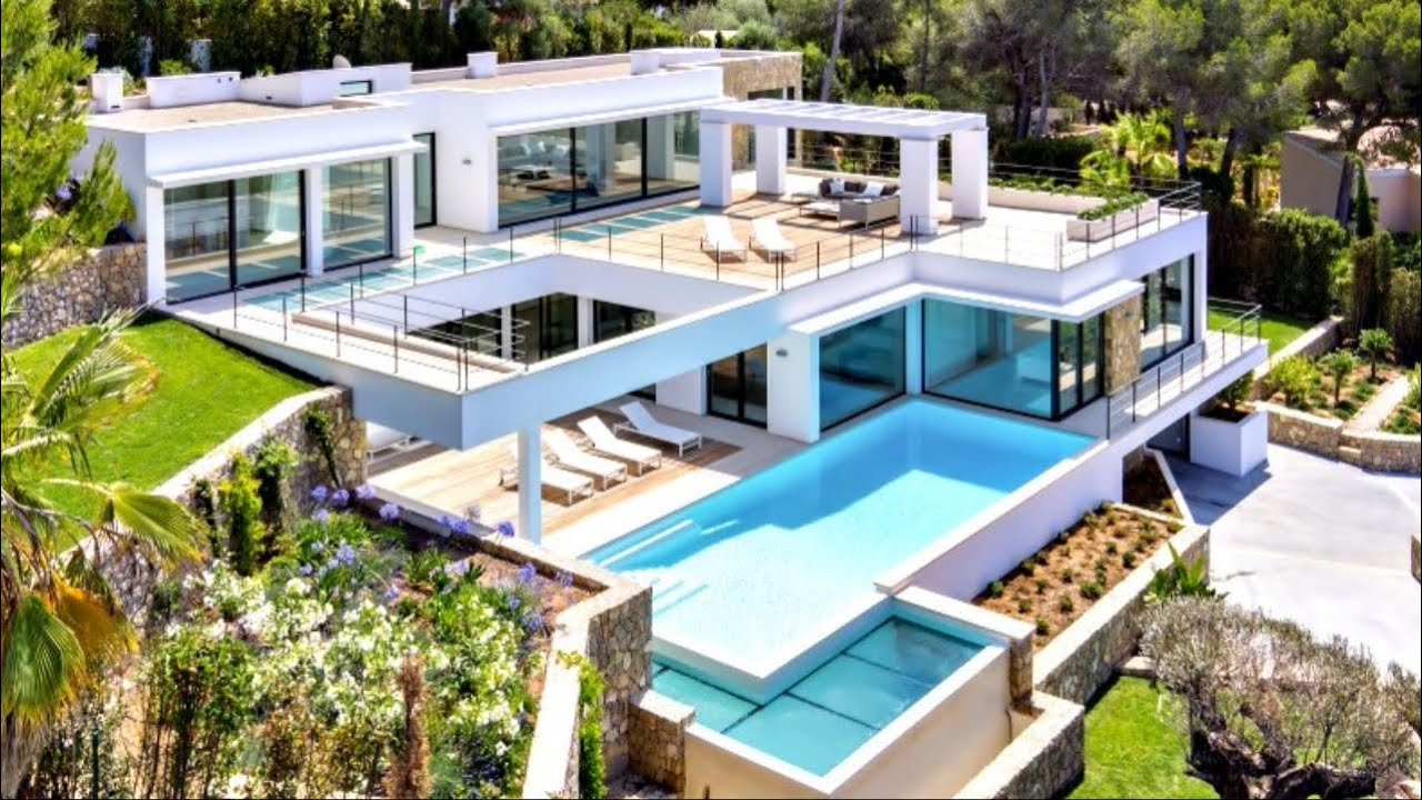 $6.6 MILLION VILLA TOUR | Modern Luxury Mansion with Infinity Pool in Santa Ponsa, Mallorca