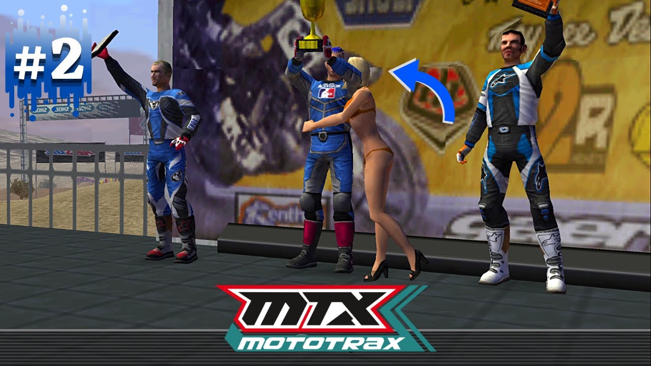 MTX Mototrax (PS 2) #2 | Berhasil Menjuarai Balapan Perdana Di Series MX