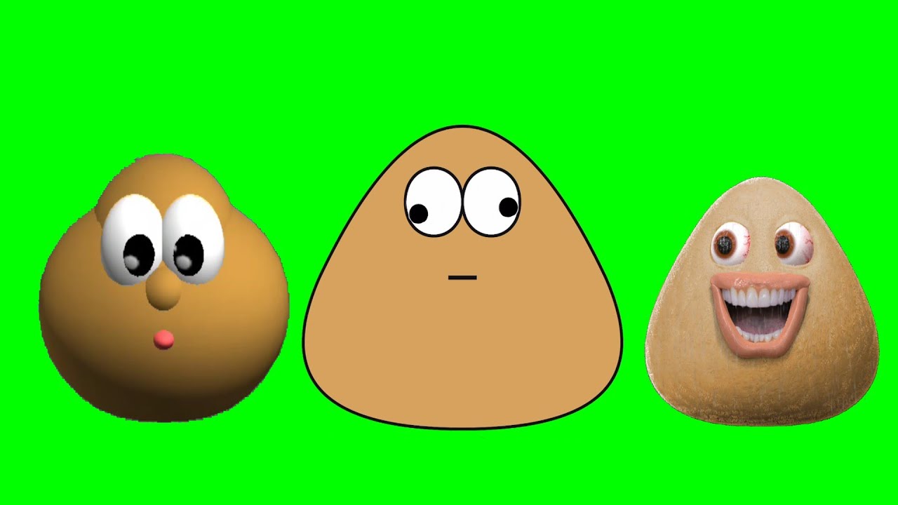 Pou vs Pau vs Pou 3d - La familia de Pou.