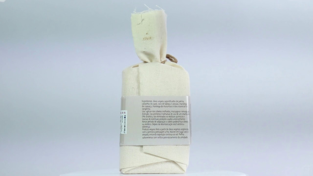 SHAMPOO MURUMURU EM BARRA 100G VEGANO