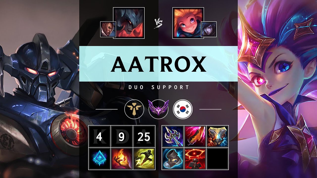 Aatrox Support vs Zoe - KR Master Patch 25.19