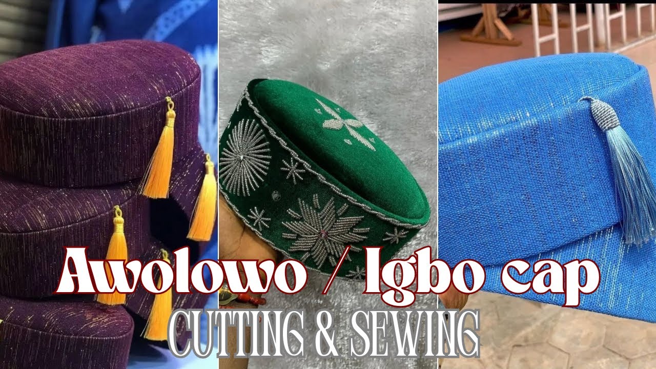 How to make an Igbo cap/ Awolowo cap easy best way 