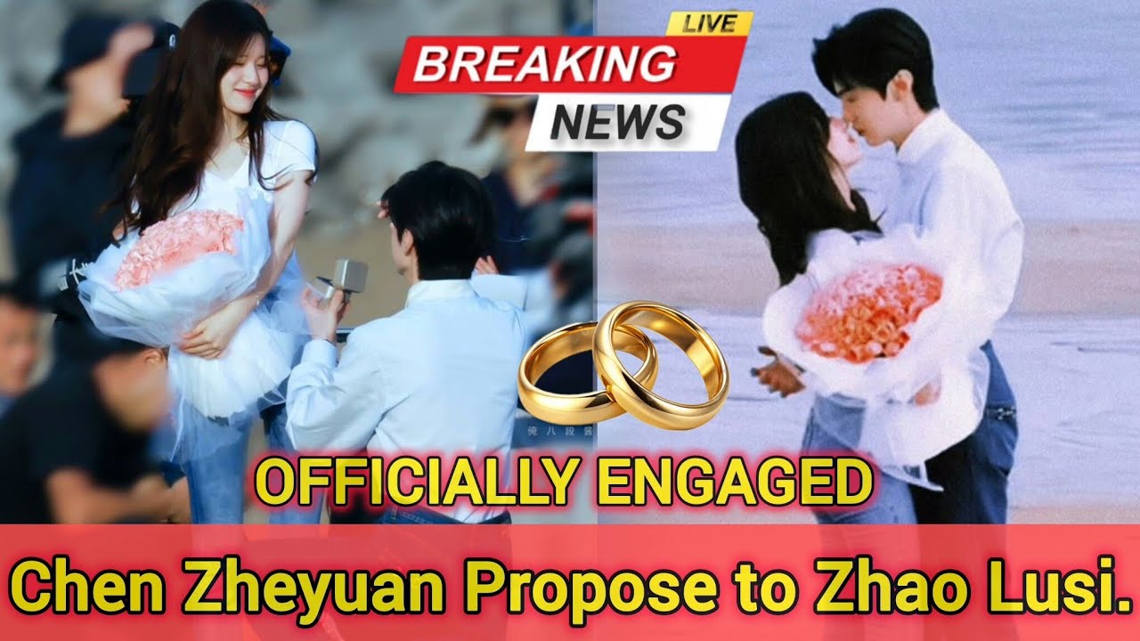 OFFICIALLY ENGAGED‼️ Chen Zheyuan Propose to Zhao Lusi 💍❤️